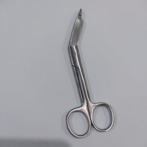 Ciseaux à pansements professionnels MEDIHEAL SURGICAL CORPORATION Classe I, finition Dall, instrument chirurgical en acier métallique - Product Image 1