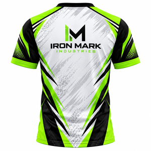 Camiseta Deportiva Personalizada Iron Mark para Hombre, Sublimada, de Poliéster, Transpirable, Manga Corta, Uniforme de Equipo, Servicio OEM, Fusión sin Costuras - Product Image 3