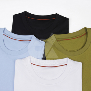 T-shirt uni léger de qualité supérieure pour hommes, personnalisable avec votre propre design, modèle personnalisé, T-shirt Ringer 2026 - Product Image 5