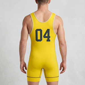Wholesale Wrestling Jersey for Men Team Wear Men <b>Compression</b> Wrestling Singlet Jersey Sportswear Men Sleeveless Singlet - Product Image 2