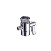 Vente Chaude Haute Qualité HSU Mini Vanne Manuelle à Embout de 3/8 pouces pour le Contrôle de l'Eau, Vanne à Boisseau, Vanne de Sûreté, Vanne d'Arrêt, Vanne de Régulation Modèle DVB-38CQ