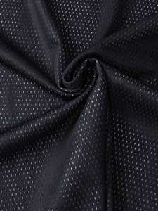 Camiseta de Fútbol Sublimada al por Mayor, Negra y Blanca, Unisex, Uniforme de Equipo de Malla, Logotipo Personalizado, Fabricante OEM - Product Image 6