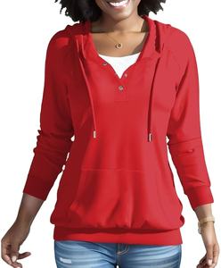 Sudadera con capucha de talla personalizada para mujer, Top deportivo de Color sólido, Jersey con logotipo en relieve, Top deportivo de invierno de punto transpirable, Sudadera con capucha corta 2026 - Product Image 3