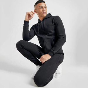 Wholesale Unisex Stacked Sweat Suits Men <b>Hoodies</b> Tracksuits Sweatsuit For Men Trending Custom Puff Print Flared Sweatsuit - Product Image 1