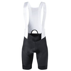 Cuissard de cyclisme personnalisé pour homme, couleur unie, respirant et absorbant la transpiration, avec bretelles dorsales en mesh - Product Image 3