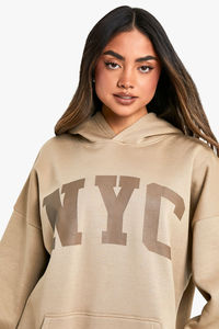 Últimas sudaderas con capucha de hombros caídos para mujer, oversize, 100% algodón, ecológicas, cortavientos, transpirables, estilo urbano, informales, de forro polar liso. - Product Image 6