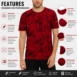 T-shirt en coton et polyester 100% pour homme, coupe classique, manches courtes, personnalisable, tricoté, écologique, OEM ODM - Product Image 4