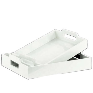Recién llegado, Bandejas para servir alimentos en forma de hoja para hoteles y restaurantes domésticos con logotipo personalizado, forma redonda, acabado plateado - Product Image 6