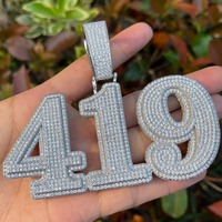 Collier Pendentif Hip Hop Glacé de Qualité Supérieure, Chaîne Unisexe, Sertissage Pavé de Diamants, Plaqué Or 18K, Style Bouclier, Cadeau