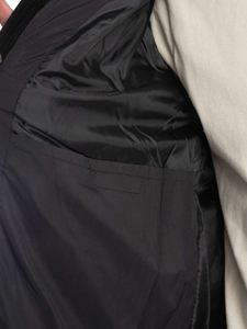 Veste matelassée écologique pour homme, idéale pour l'hiver et les activités de plein air, personnalisable, légère, résistante à l'eau, coupe-vent, à capuche, avec fermeture éclair et devant tricoté - Product Image 5