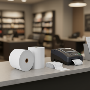 Rollo de Papel Térmico de 80x55mm para Impresora de Caja Registradora - Product Image 2