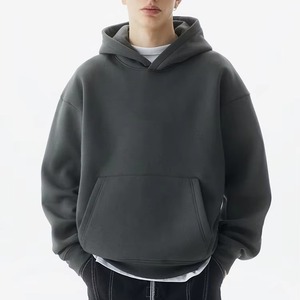 Sudaderas con Capucha Cortas de Estilo Vintage, con Hombros Caídos, de Corte Holgado, de Gran Gramaje (400 g/m²), Antiarrugas, con Forro Polar Ecológico, al por Mayor - Product Image 1