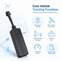 Pelacak Kendaraan KS TRACK KS199-4G 4G LTE GPS dengan Alarm Geofence, Kontrol Jarak Jauh, Pemasangan di Dashboard, Penentuan Posisi LBS, dan Aplikasi PC Android