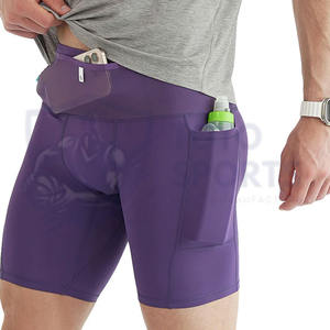 Pantalones Cortos de Compresión para Hombre, Diseño Personalizado, Nuevo, de Buena Calidad, Transpirables, Ajustados, Modernos, para Entrenamiento, Gimnasio y Fitness - Product Image 3