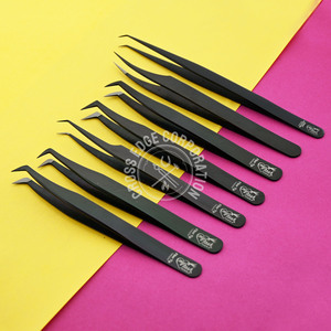 Wholesale Best Eyelash Isolation <b>Lashes</b> Tweezers for Individual Eyelashes Private Label <b>Lashes</b> <b>Kit</b> Tweezer for Eyelashes Vendor - Product Image 1