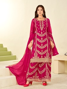 Women Festive Wedding Suit with Premium Fabric Embroidered Details and Classic Style Buy Direct From Supplier - Product Image 3