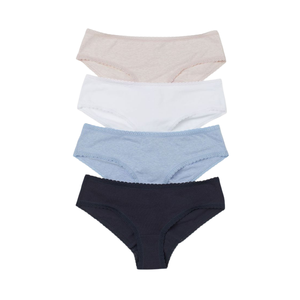 Ropa Interior Femenina al por Mayor, Sin Aros, de Algodón Antibacterial, Conjunto de Sujetador y Braguitas Sin Costuras para Deportes y Ejercicio - Product Image 4