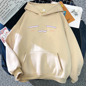 Sweat-shirt à capuche unisexe vert, imprimé dessin animé, coupe oversize, décontracté, pull en coton tricoté pour l'automne et l'hiver avec poche avant - Product Image 5