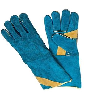 Good Quality TIG Welding Gloves Protect Welder Work <b>Full</b> Palm Split Leather Waterproof Heat Resistance Anti <b>slip</b> Gloves - Product Image 3
