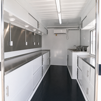 Remorque à café certifiée CE entièrement équipée, chariot alimentaire mobile pratique pour la restauration de café, de crème glacée et de snacks