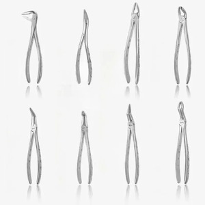 BAFA SURGICAL INSTRUMENTS Juego de 10 Piezas de Fórceps Dentales Manuales de Acero Inoxidable para Extracción, para Adultos y Niños, Certificado CE Clase II - Product Image 1