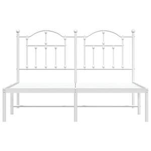Base de Cama Doble de Acero con Recubrimiento en Polvo Blanco, Categoría de Productos de Camas Metálicas - Product Image 5
