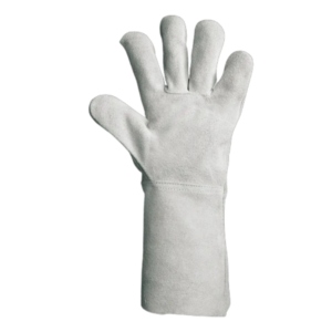 High Quality Cowhide Split Leather Safety Gloves <b>Fire</b> Heat Resistant Heavy Duty Industrial Work Gloves Soft and Comfortable - Product Image 1