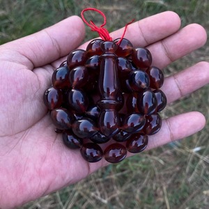 Rosario de Resina Islámico, Tasbeeh Misbaha Musulmán, Elegante Estilo Ángel, Cuentas de Oración Tasbih Hechas a Mano, Misbaha de Resina - Product Image 2