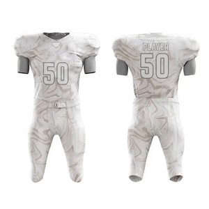 Uniforme de football américain à prix avantageux, imprimé par transfert thermique, 100% polyester, séchage rapide, nouvelle arrivée, sur mesure - Product Image 1