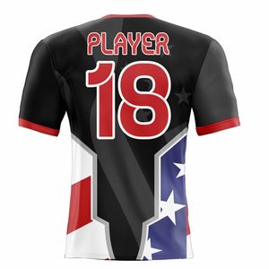 Maillots de football personnalisés haut de gamme, impression par sublimation, séchage rapide, uniforme de football, vêtements d'équipe d'athlétisme, maillots de football en gros - Product Image 3