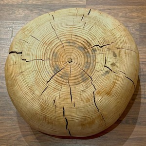 Pine Wood Sculptural <b>Stool</b> Geometric Design Wholesale Moradabad India - Product Image 3