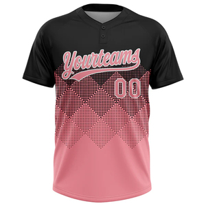 เสื้อเบสบอลซอฟต์บอลแบบสองกระดุมสั่งทำพิเศษสำหรับเด็ก วัยรุ่น ผู้ชาย ผู้หญิง ชุดกีฬา ผู้จัดจำหน่าย - Product Image 2