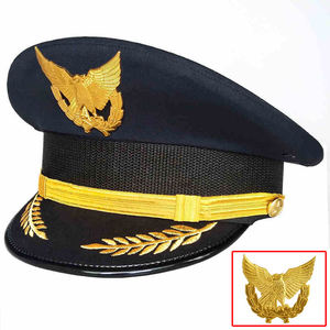 Nouvelles casquettes de marin blanches personnalisées avec broderie dorée, casquettes de yacht pour la promotion - Product Image 6