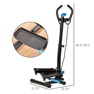 Mini Stepper con Bande Elastiche e Monitor LCD per Palestra Domestica e Uso Professionale - Materiale TPR - Product Image 3