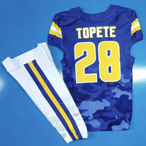 Best Quality Plus Size American Football Uniforms Custom Designs Fully Sublimated Quick Dry Football Uniform For Training Use - Product Image 6