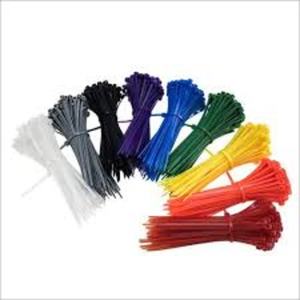 Bridas de nailon 4.8*400mm con características ecológicas, multicolor (negro y blanco), bridas de plástico con certificación UL - Product Image 2