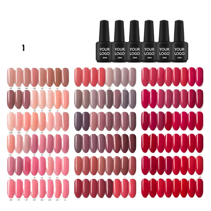 2024 haute qualité en vrac tremper 15ml 96 couleurs vernis à ongles Gel pour l'art des doigts