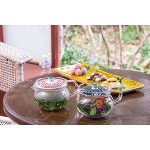 Luxury Traditional Japanese Kutani Ware Elegant Teapot Heat-Resistant Glass Eco-Friendly Portable Coffee & <b>Tea</b> <b>Sets</b> - Product Image 5