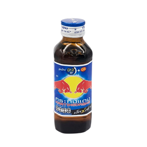 Boisson énergisante Red Bull Vietnam, bouchon bleu, 150 ml, 50 bouteilles en verre par carton - Product Image 1
