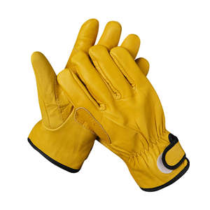 Gants de sécurité en cuir de vachette pleine fleur de haute qualité pour le soudage, le travail et le jardinage - Product Image 4