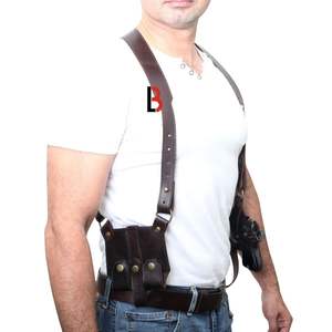 Ceinture porte-cartouches en cuir de vachette avec coutures durables et ajustement sécurisé - Product Image 3