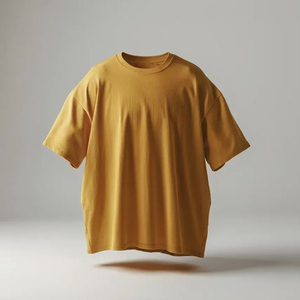 Camiseta Unisex Extra Grande de Lujo, 100% Algodón Grueso, Teñido Liso, con Logotipo Personalizado, Características Anti-Pilling y de Secado Rápido - Product Image 3