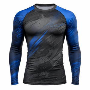 JACK kestar ชุดกีฬา BJJ MMA fightwear พิมพ์ลายถ่ายเทความร้อนแขนยาว - Product Image 1