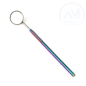 Al Mida Healthcare Low Price Disposable <b>Plastic</b> Anti-fog Color Clastic Dental Mouth <b>Mirror</b> CE Certified Class II for Teeth - Product Image 2