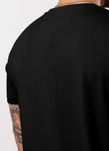 Camisetas al por mayor con impresión personalizada, logotipo bordado, camisetas de secado rápido para hombre, camisetas de algodón extragrandes lisas para hombre - Product Image 3