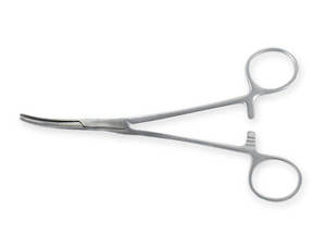 Pinzas Curvas para Arteria Crural de 14 cm, Instrumento Quirúrgico Hemostático, Certificado CE, Manual, Clase I - Product Image 2