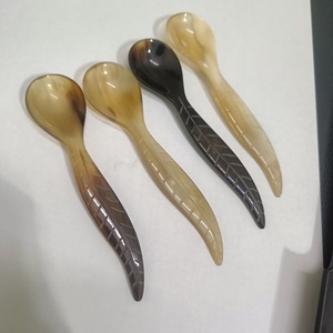 Handmade Natural Buffalo Horn <b>Spoon</b> with Mirror Polish-Party Dining <b>Serving</b> Gift - Product Image 3