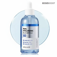[Wellage] Sérum bleu à la vitamine C 100 ml, anti-âge, raffermissant, nourrissant pour le visage, pour femmes, cosmétiques coréens, vente en gros, emballé en boîte