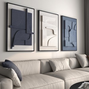 Crochet mural abstrait minimaliste en bois de teck - Design géométrique - Vente en gros - Product Image 1