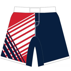 Shorts décontractés pour hommes, couleur marine unie, taille mi-haute élastique, en tissu tissé, coupe courte, style uni teint - Product Image 2